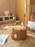 Pouf enfant Ours en sherpa camel 1 - vertbaudet enfant 