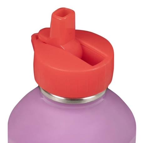 Gourde enfant Acier inoxydable - Facile à nettoyer - Gourde réutilisable - Contenance 300ml - 17 cm x 6,5 cm - Superstar VIOLET 2 - vertbaudet enfant 