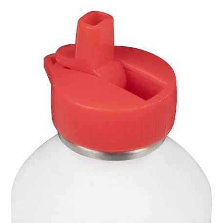 Gourde enfant Acier inoxydable - Facile à nettoyer - Gourde réutilisable - Contenance 300ml - 17 cm x 6,5 cm - Joyeux anniversaire ROUGE 2 - vertbaudet enfant 