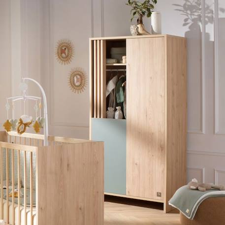 Armoire 2 portes 1 niche BEIGE 5 - vertbaudet enfant 