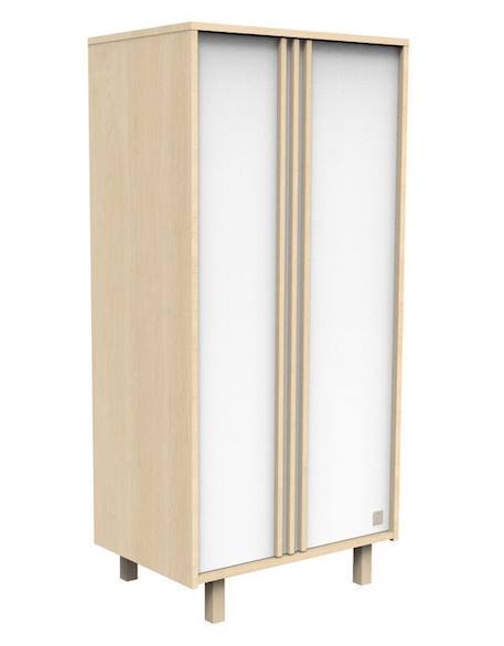 Armoire 2 portes BLANC 2 - vertbaudet enfant 