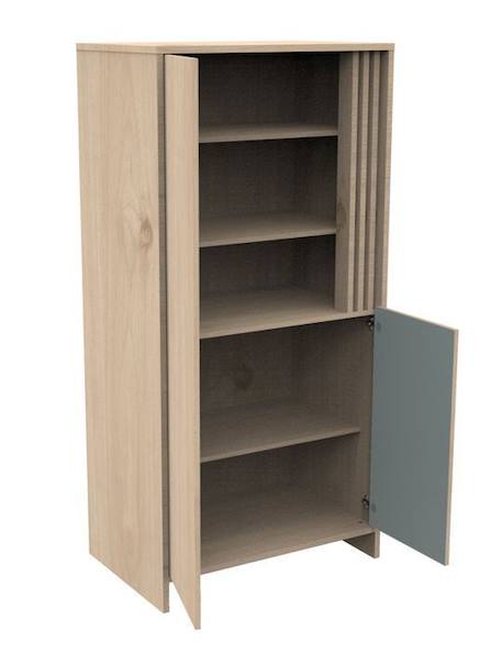 Armoire 2 portes 1 niche BEIGE 4 - vertbaudet enfant 