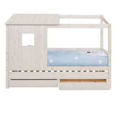 Lit cabane gigogne 90x200 cm Alma blanc  - vertbaudet enfant