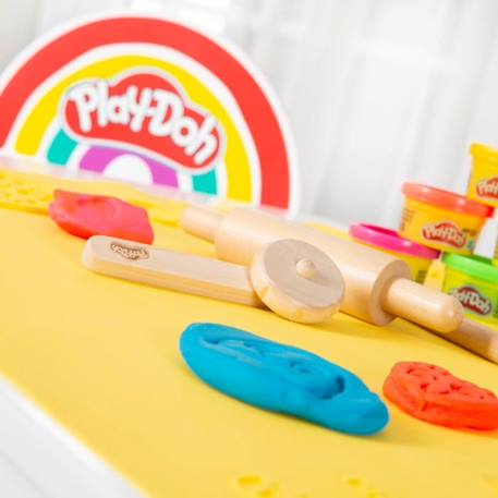 Kit de Loisirs Créatifs ROBA x Play-Doh avec 12 Pots de Pâte à Modeler + Tapis de Jeu 3D et Accessoires - pour Enfants dès 3 Ans JAUNE 4 - vertbaudet enfant 