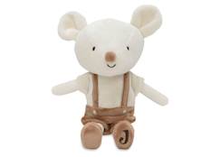 Jouet-Premier âge-Peluche Mouse Bowie Jollein - Bébé et enfant - Beige