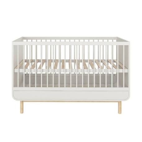 Pack lit bébé évolutif avec matelas Sasha Blanc 70x140 cm BLANC 4 - vertbaudet enfant 