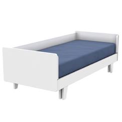 Chambre et rangement-Chambre-Pack lit gigogne avec matelas Capri Blanc 80x200 cm