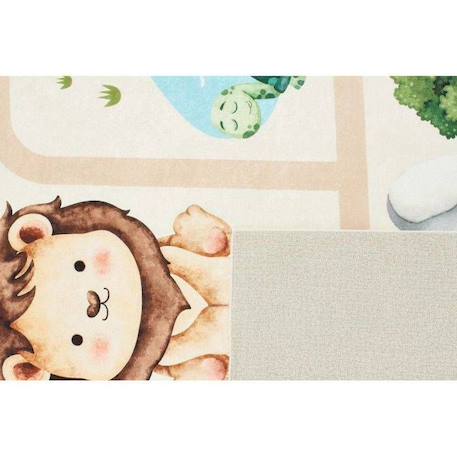 Tapis chambre enfant - Happy Beige - BEIGE - 80 x 150 cm - Nazar Rugs BLANC 3 - vertbaudet enfant 