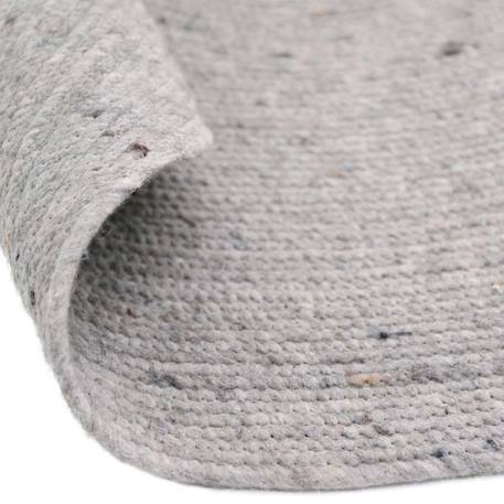 Tapis enfant Neethu tissé main en coton / laine naturel Ø140 - Nattiot GRIS 3 - vertbaudet enfant 