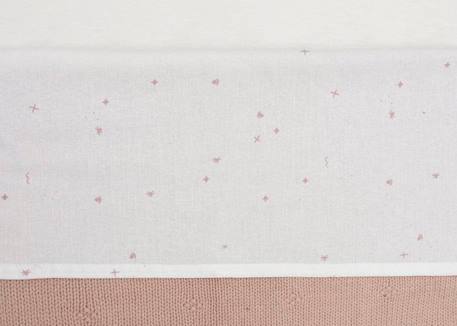 Drap Berceau 75x100cm Twinkling - Wild Rose ROSE 4 - vertbaudet enfant 