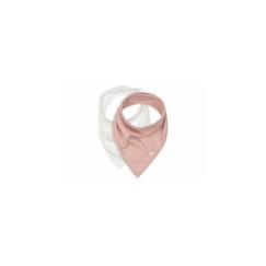 Puériculture-Bavoir Bandana Twinkling - Wild Rose - 2 Unités