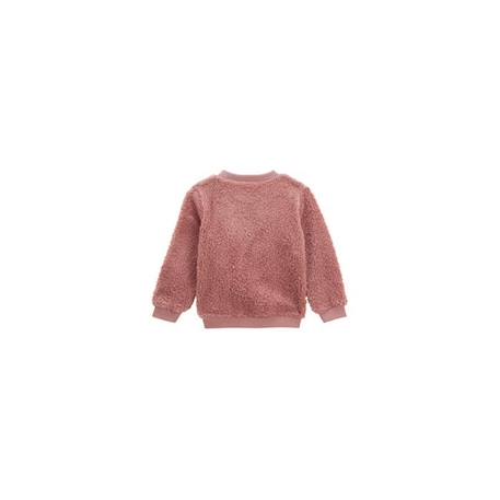 Sweat-shirt bébé en sherpa Bloom ROSE 2 - vertbaudet enfant 