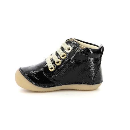 Baskets Kickers Sonizip BLEU+NOIR 8 - vertbaudet enfant 