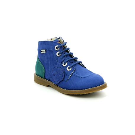 KICKERS Bottillons Kouklegend Bont bleu BLEU 2 - vertbaudet enfant 