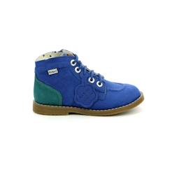 KICKERS Bottillons Kouklegend Bont bleu  - vertbaudet enfant