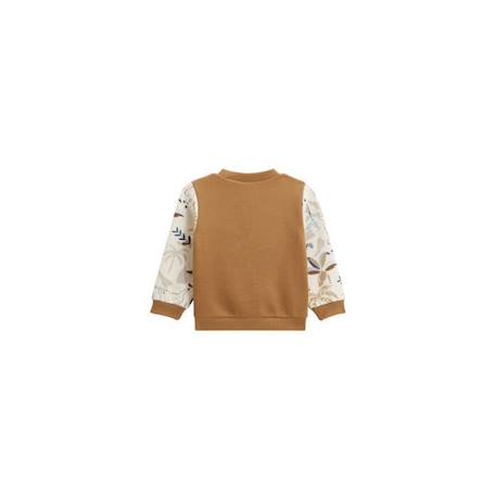 Sweat-shirt bébé en molleton Lamascotte MARRON 2 - vertbaudet enfant 