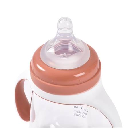 Biberon d'apprentissage 2 en 1 210ml TERRACOTTA ROUGE 2 - vertbaudet enfant 