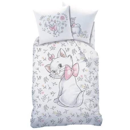 Parure de lit enfant Les Aristochats Champêtre - Disney Home - 140x200cm - 100% coton BLANC 2 - vertbaudet enfant 