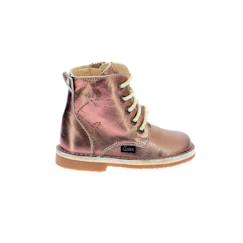 Chaussures-Chaussures bébé 17-26-Marche fille 19-26-ASTER Bottillons Abotine rose