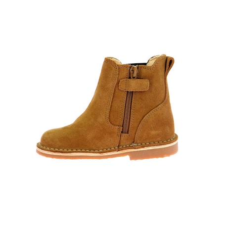 ASTER Boots Abostic camel MARRON+VERT 3 - vertbaudet enfant 