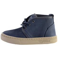 Chaussures-Basket Montante Cuir Natural World Safari