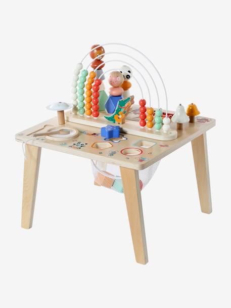 Table d'éveil musicale bois FSC® LES ANIMAUX JOYEUX bois 6 - vertbaudet enfant 