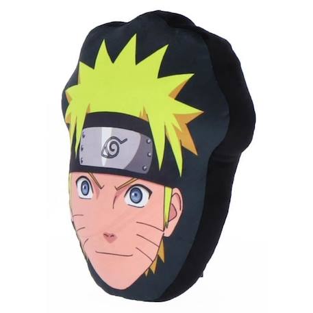 NARUTO SHIPPUDEN - Coussin 3D Naruto - 100% Polyester - Noir NOIR 3 - vertbaudet enfant 