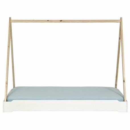 Lit empilable cabane 90x190 cm Jelly blanc BLANC 4 - vertbaudet enfant 