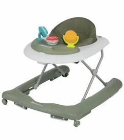 Puériculture-BEBECONFORT Trotteur Explorer avec tablette musicale, De 6 à 18 mois (12kg), Mineral Green