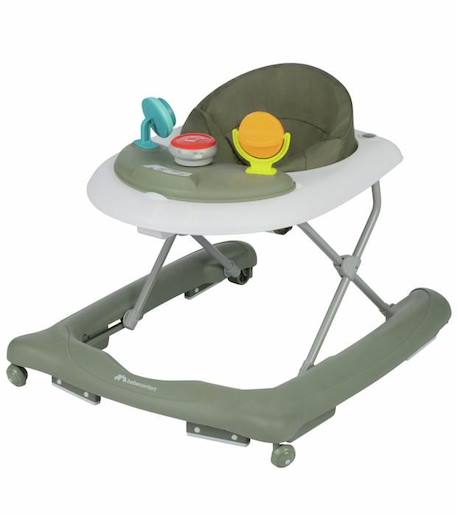 BEBECONFORT Trotteur Explorer avec tablette musicale, De 6 à 18 mois (12kg), Mineral Green VERT 1 - vertbaudet enfant 