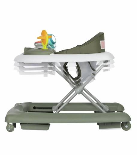 BEBECONFORT Trotteur Explorer avec tablette musicale, De 6 à 18 mois (12kg), Mineral Green VERT 2 - vertbaudet enfant 