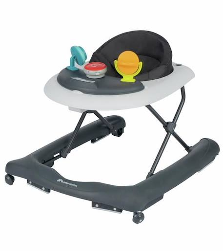 BEBECONFORT Trotteur Explorer avec tablette musicale, De 6 à 18 mois (12kg), Mineral Gray GRIS 1 - vertbaudet enfant 