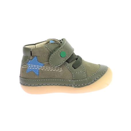 KICKERS Bottillons Sokistic kaki BLEU+VERT 5 - vertbaudet enfant 