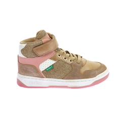 KICKERS Baskets hautes Kickado beige  - vertbaudet enfant