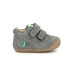 KICKERS Bottillons Sostankro gris  - vertbaudet enfant