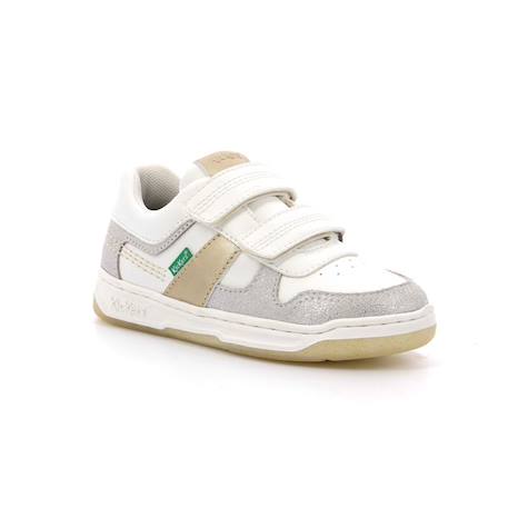 KICKERS Baskets basses Kalido blanc BLANC 2 - vertbaudet enfant 