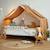 Toile de lit ciel de lit cabane en gaze de coton Blanc 420 x 140 cm BLANC 4 - vertbaudet enfant 