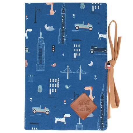 Protège carnet de santé New York 17 x 23 cm Bleu BLEU 1 - vertbaudet enfant 