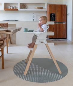 Tapis anti-tâches pour chaise haute | Spotted - Vert  - vertbaudet enfant