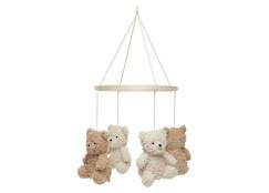 Jouet-Mobile Bébé Teddy Bear - Naturel/Biscuit - -