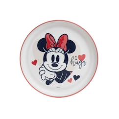 Puériculture-GRANDE ASSIETTE ANTI-DERAPANTE MINNIE COLLECTOR