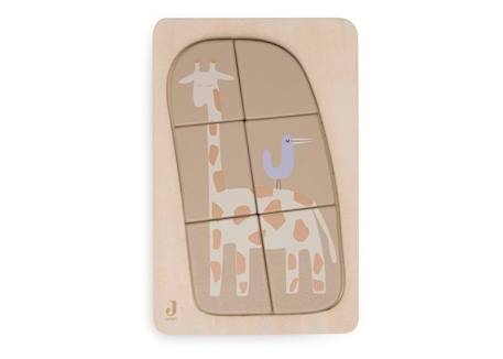 Puzzle en Bois - Jungle Jambo - Giraffe BEIGE 3 - vertbaudet enfant 