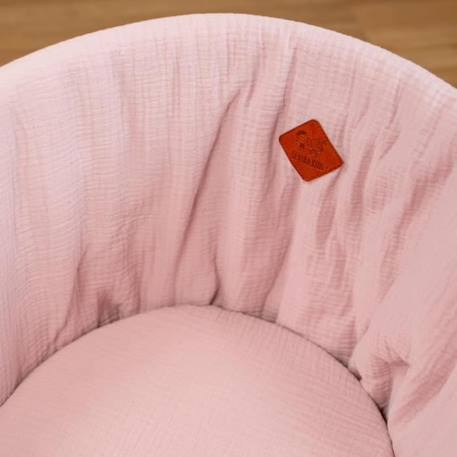 Couffin bébé avec Matelas Habillage et Drap Housse Rose Taille Unique ROSE 2 - vertbaudet enfant 