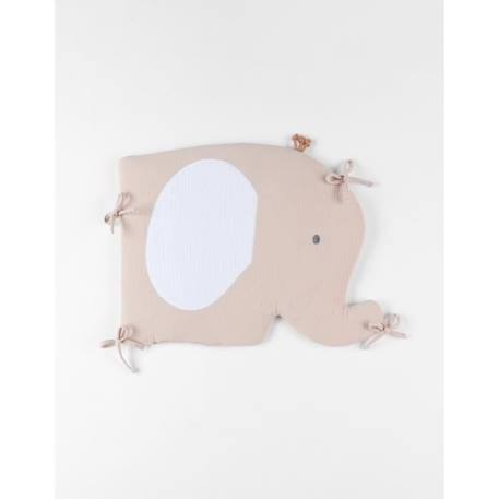 Tour de lit et protège barreaux mousseline de coton - beige BEIGE 2 - vertbaudet enfant 