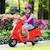 HOMCOM - Moto électrique enfant - Plastique - 102x50.5x75.5cm - Rouge ROUGE 3 - vertbaudet enfant 