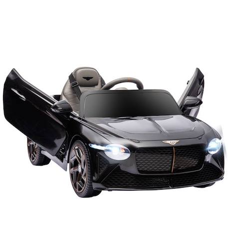 HOMCOM - Voiture Électrique pour Enfant - Plastique - 108x65x45cm - Noir BLANC 1 - vertbaudet enfant 