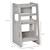 HOMCOM - tour d'apprentissage pour enfants - HDPE - 47x47x90cm - Gris BLANC 4 - vertbaudet enfant 