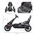 HOMCOM - Kart à pédales pour enfants - Plastique - 100x58x58.5cm - Noir BLANC 4 - vertbaudet enfant 