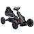 HOMCOM - Kart à pédales pour enfants - Plastique - 100x58x58.5cm - Noir BLANC 1 - vertbaudet enfant 