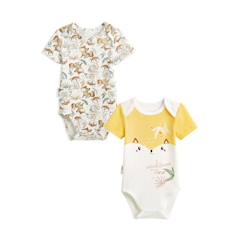 Bébé-Body-Lot de 2 bodies bébé manches courtes Petit Envahisseur